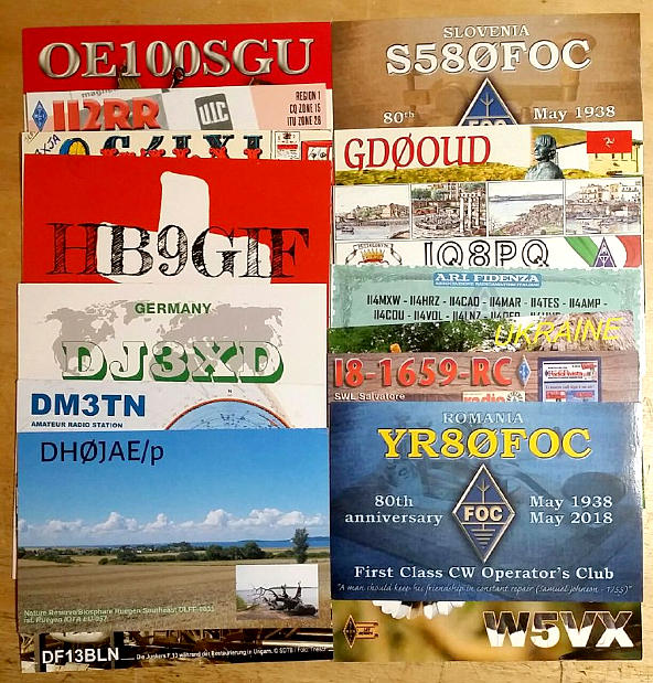 QSL ricevute il 29/09/2020