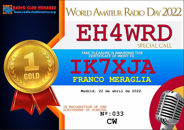 Diploma Word Radio Day ORO