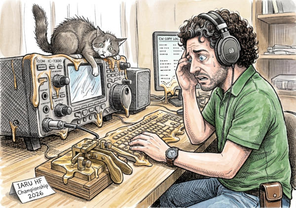IK7XJA per lo IARU HF Contest 2026 con problemi di... propagazione