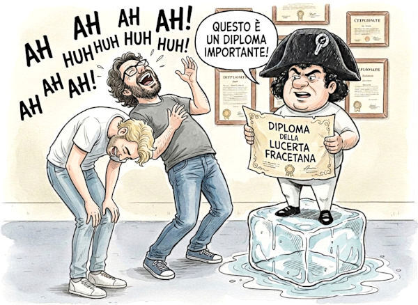 Il famosissimo diploma della lucerta fracetana