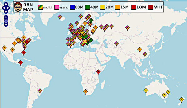 EUDX 2026: La mappa RBN del 7 febbraio