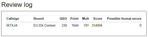 La risposta dopo upload del file
