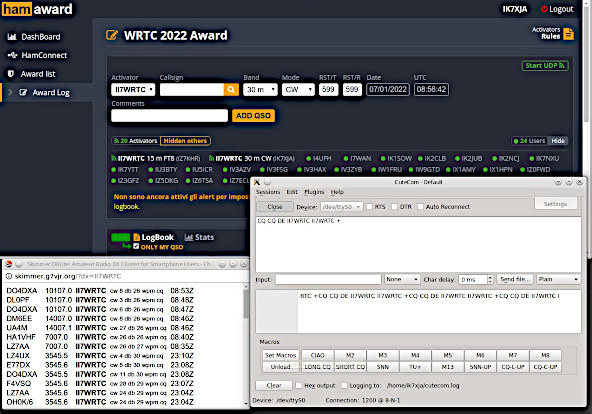 WRTC IK7XJA: la parte informatica