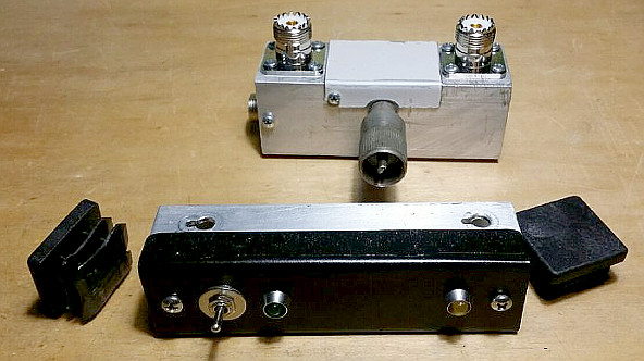 Commutatore di antenna per HF e control box: quasi finito