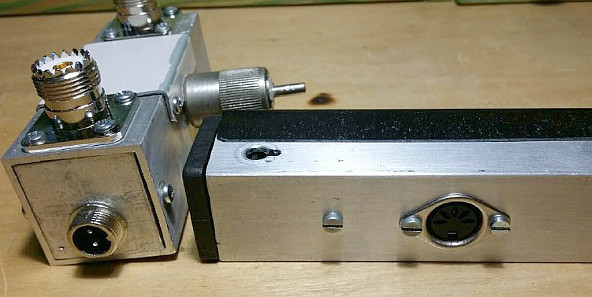 Commutatore di antenna per HF e controlbox: i connettori