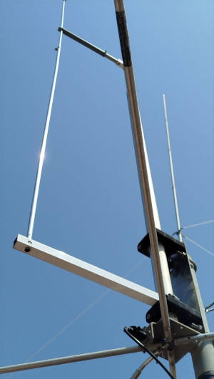 La modifica finita alla mia antenna per le bande WARC