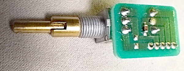 TR-851: Dettaglio del potenziometro RIT/RF Gain