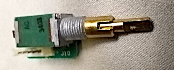 TR-851: Dettaglio del potenziometro RIT/RF Gain