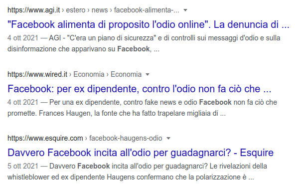 Facebook accusata di incitamento all'odio per soldi