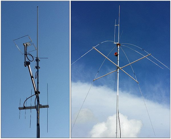 Antenne autocostruite, tranne la verticale 144/430 in vetroresina