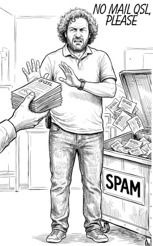 Per favore, non inviate QSL per Email...