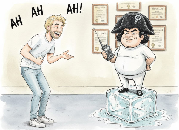 L'inutile piedistallo di ghiaccio...