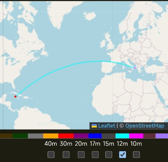 CQ e ascolti RBN in banda 12 Metri