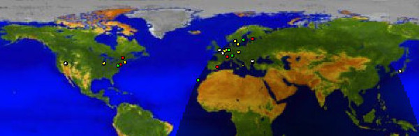 Il segnale di IK7XJA dopo una chiamata in 20 metri la notte del 18 maggio