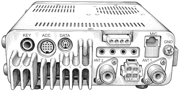 La piccola e versatile radio Icom IC-7000