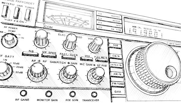Icom IC-765: Particolare