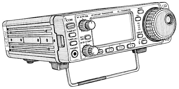La radio ICOM IC-706MKIIG