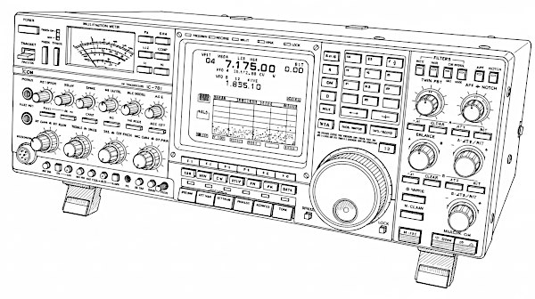 La radio Icom IC-781