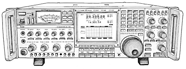 La radio Icom IC-781