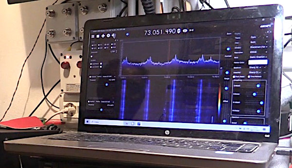 Il waterfall in funzione sul PC