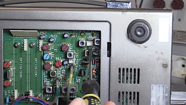 Il Test Point 1 dove collegare la radio SDR