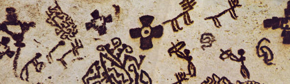 Graffiti della Grotta dei Cervi, nei pressi di Otranto
